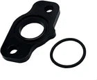 For Suzuki Lt 80 Carburetor Mounting Joint Insulator & Seal O-ring Rubber Black