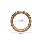 3 Copper Gasket 30mmx22mmx4mm Exhaust Muffler Pipe For Gy6 49cc 50cc 125cc 150cc