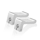 12mm Clamp On Foot Peg Rest For Coleman Predator Mini Bike 212cc 301cc 420cc Silver