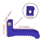 12mm Clamp On Foot Peg Rest For Coleman Predator Mini Bike 212cc 301cc 420cc Blue