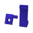 12mm Clamp On Foot Peg Rest For Coleman Predator Mini Bike 212cc 301cc 420cc Blue