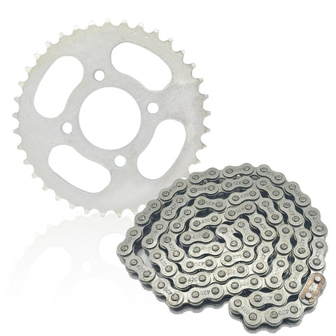 420 Chain 37t Rear Sprocket Kit For Coleman Motovox Baja Mega Moto Predator 212