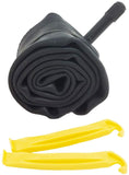 12" Bike Tube (12.5"x1.75/2.25) with Pair of Tire Lever Tools, Schrader Valve