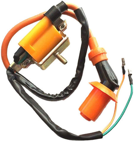 Performance Racing Ignition Coil for Coolster 125cc 3050B ATV-3050B 3050 B3050A 110cc Kids 4 Quad Four Wheeler Roketa Baja Kazuma Meerkat Falcon 50cc 110cc 70cc Chinese Quad ATV Dirt Bike