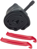 12" Bike Tube (12.5"x1.75/2.25) with Pair of Tire Lever Tools, Schrader Valve