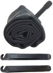 12" Bike Tube (12.5"x1.75/2.25) with Pair of Tire Lever Tools, Schrader Valve