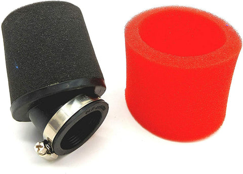 38mm Stage 2 Reusable Red Foam Filter for GY6 49cc 50cc 80cc Scooters Go Karts ATVs