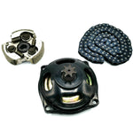 Gear Box Drum Clutch Pad Chain Kit 47CC Pocket Rocket Dirt Bike Mini ATV