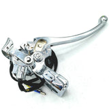 Universal 7/8" Chrome T.E Handlebar Left Clutch Lever for Dirt Bike/ATV