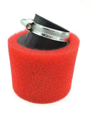 42mm Reusable Foam Air Filter for 110cc-150cc ATV, Dirt Bike, Pit Bike - Red